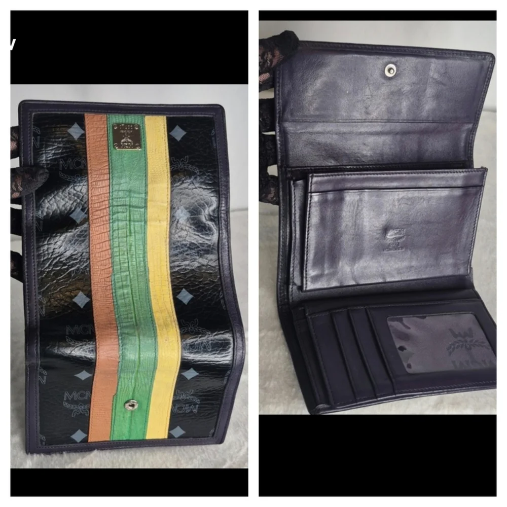 MCM Princess Lion Leather Tote Bag & Wallet - Picture 11 of 17